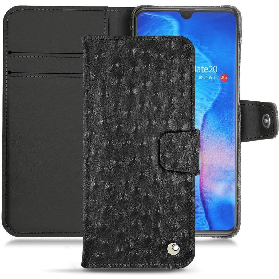 Thumbnail - Noreve Lederschutzhülle Wallet (Huawei Mate 20), Smartphone Hülle, Schwarz