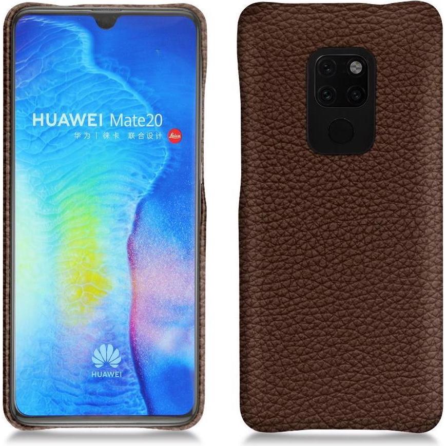 Noreve Lederschutzhülle (Huawei Mate 20), Smartphone Hülle, Braun