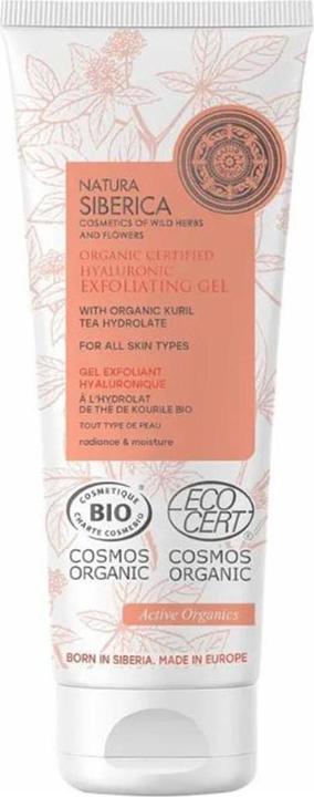 Produktbild Natura Siberica Bio-zertifiziertes Hyaluron-Peeling-Gel für alle Hauttypen, 75 ml (Reinigungspeeling, 75 ml)