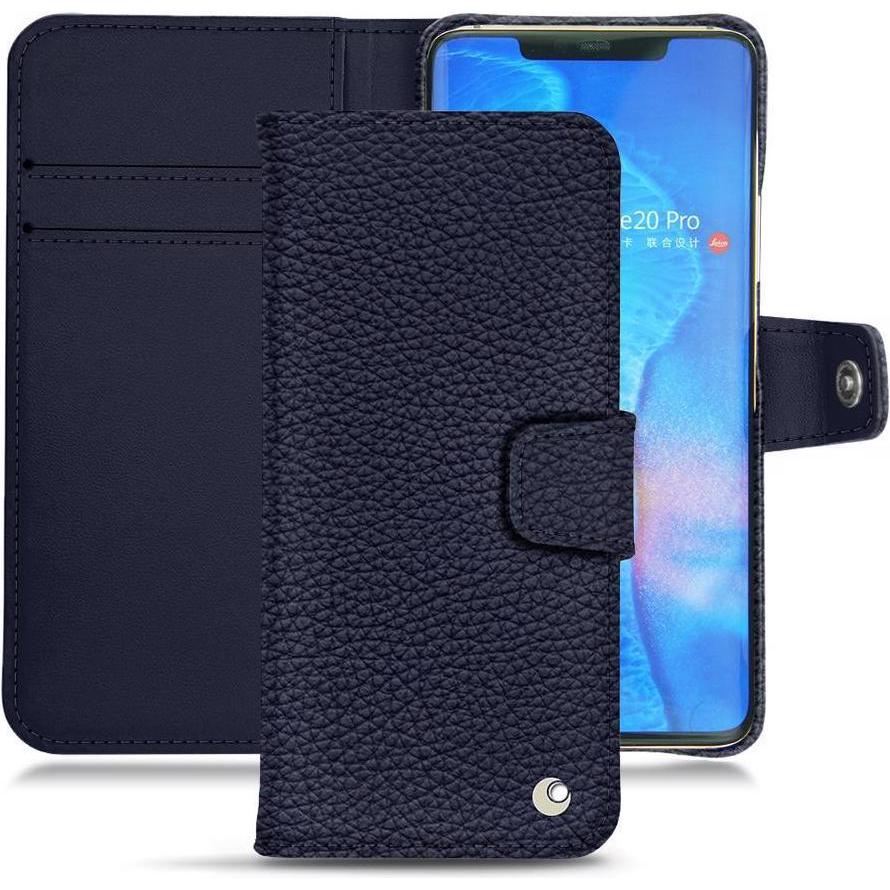 Noreve Lederschutzhülle Wallet (Huawei Mate 20 Pro), Smartphone Hülle, Violett