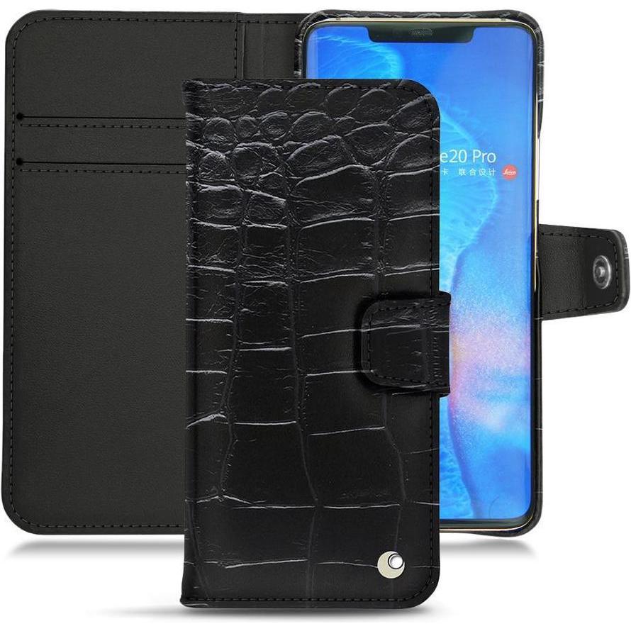 Thumbnail - Noreve Lederschutzhülle Wallet (Huawei Mate 20 Pro), Smartphone Hülle, Schwarz
