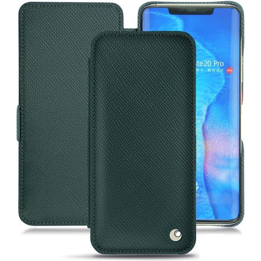 Noreve Lederschutzhülle horizontal (Huawei Mate 20 Pro), Smartphone Hülle, Grün
