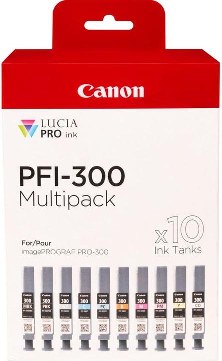 Immagine prodotto Canon Inchiostro/PFI-300 10ink Multi (C, CO, GY, M, MBK, PBK, PC, PREMIER, R, Y)