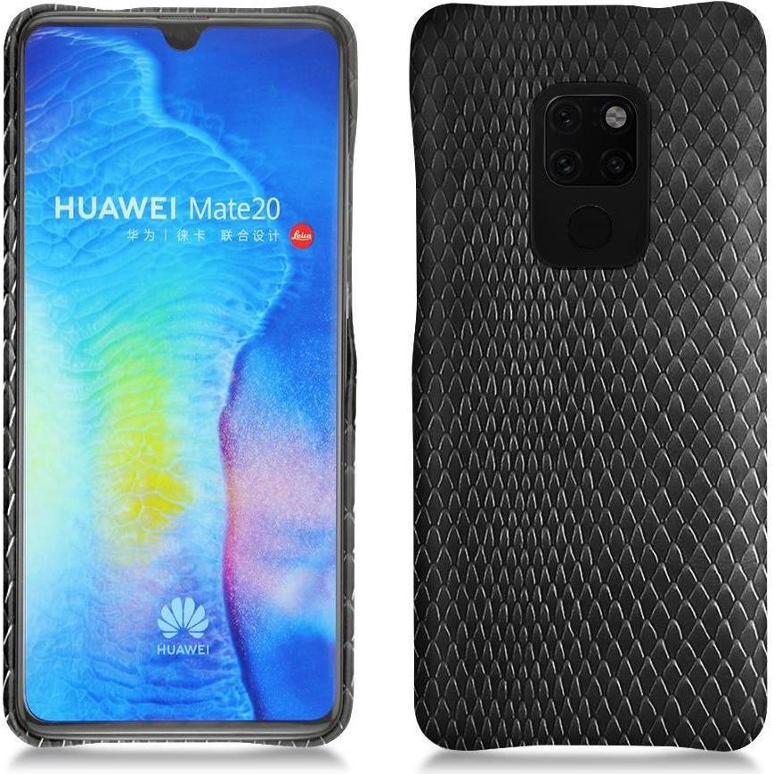 Thumbnail - Noreve Lederschutzhülle (Huawei Mate 20), Smartphone Hülle, Schwarz