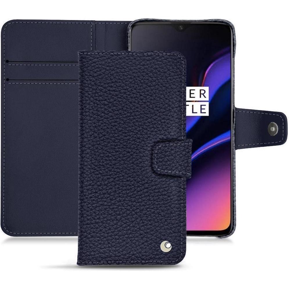 Noreve Lederschutzhülle Wallet (OnePlus 6T), Smartphone Hülle, Violett
