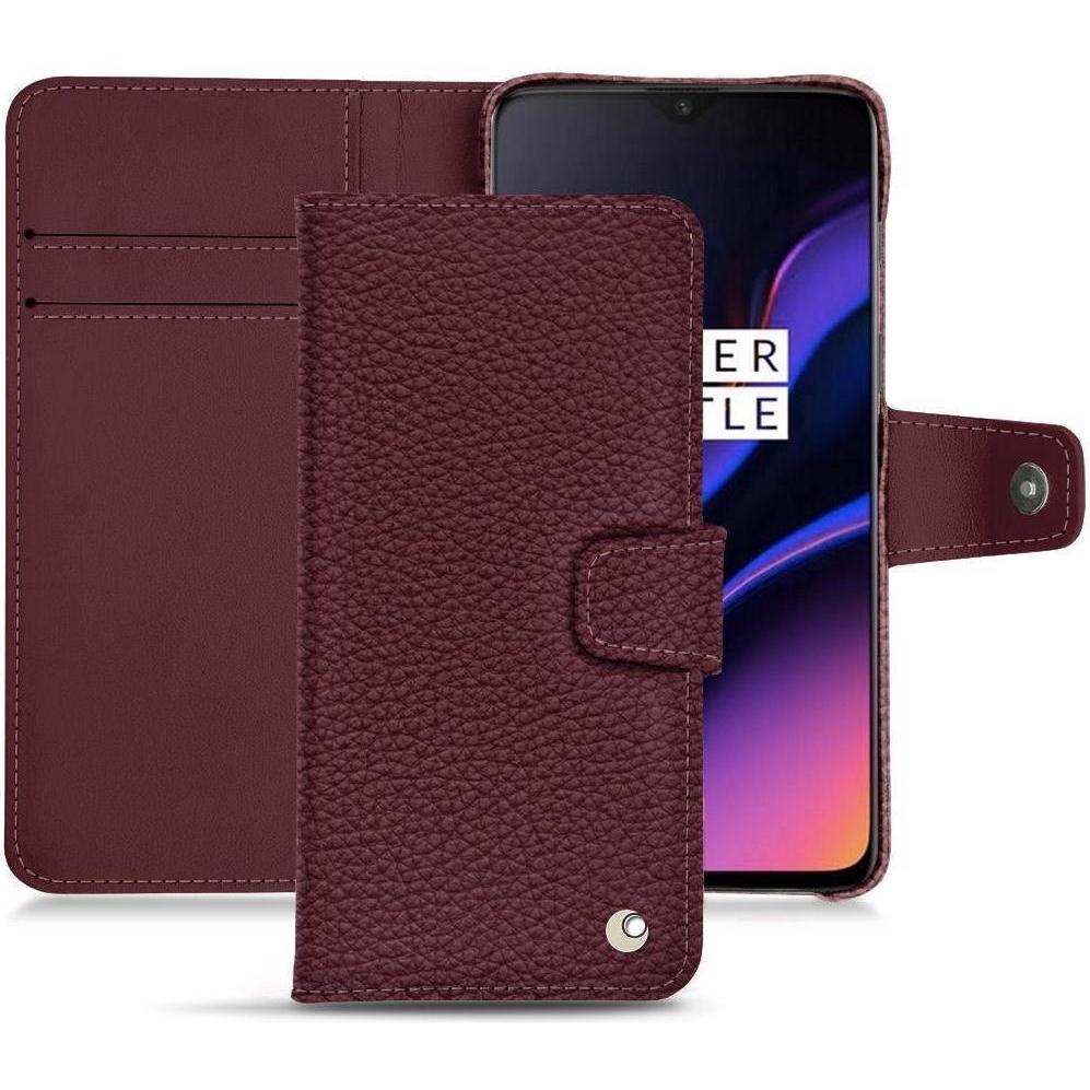 Thumbnail - Noreve Lederschutzhülle Wallet (OnePlus 6T), Smartphone Hülle, Violett