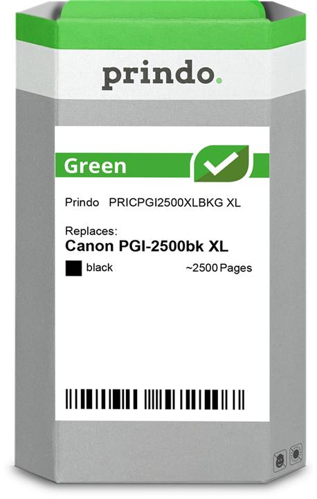 Produktbild Prindo Green XL Noir(e) Cartouche d'encre PRICPGI2500XLBKG (BK)