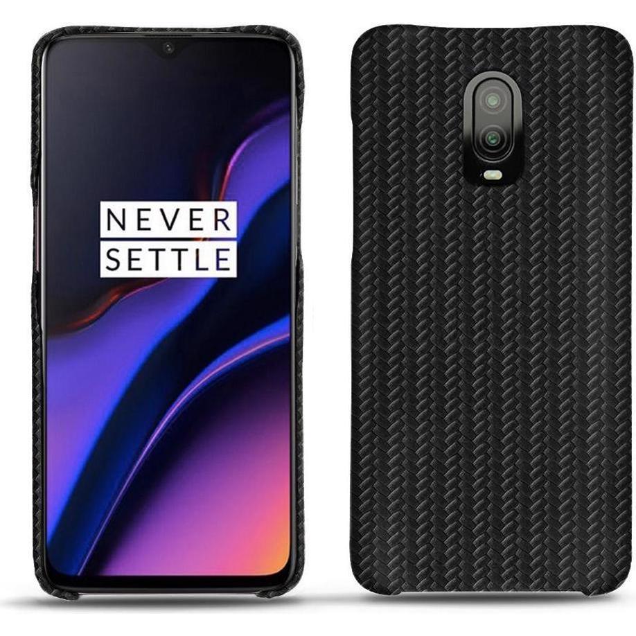 Noreve Lederschutzhülle (OnePlus 6T), Smartphone Hülle, Schwarz
