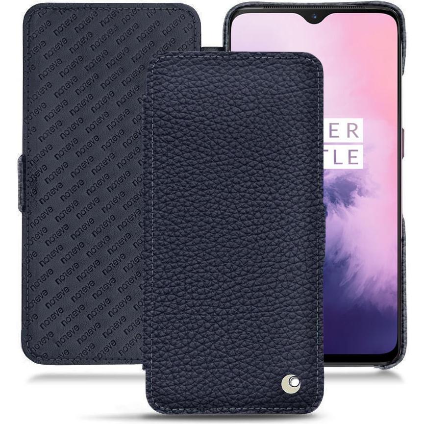 Thumbnail - Noreve Lederschutzhülle horizontal (OnePlus 7), Smartphone Hülle, Violett