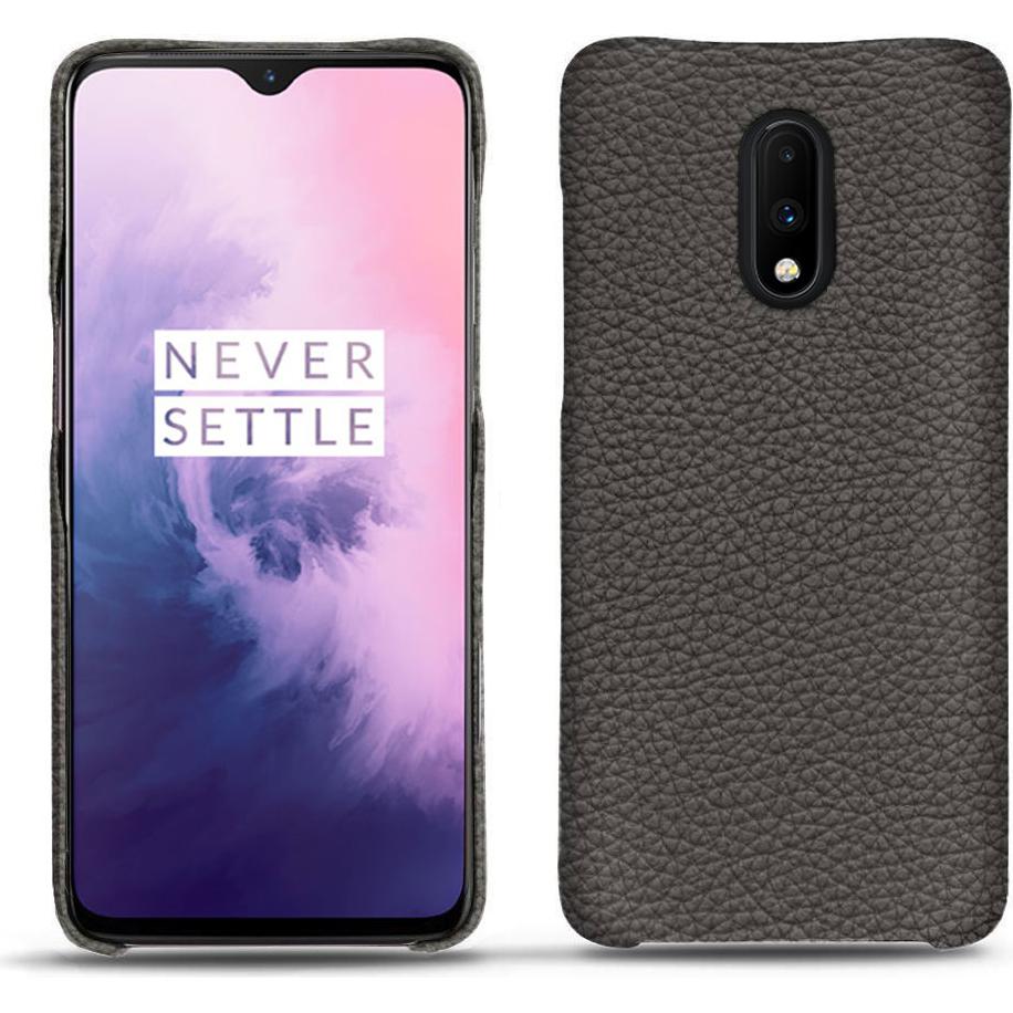 Noreve Lederschutzhülle (OnePlus 7), Smartphone Hülle, Grau