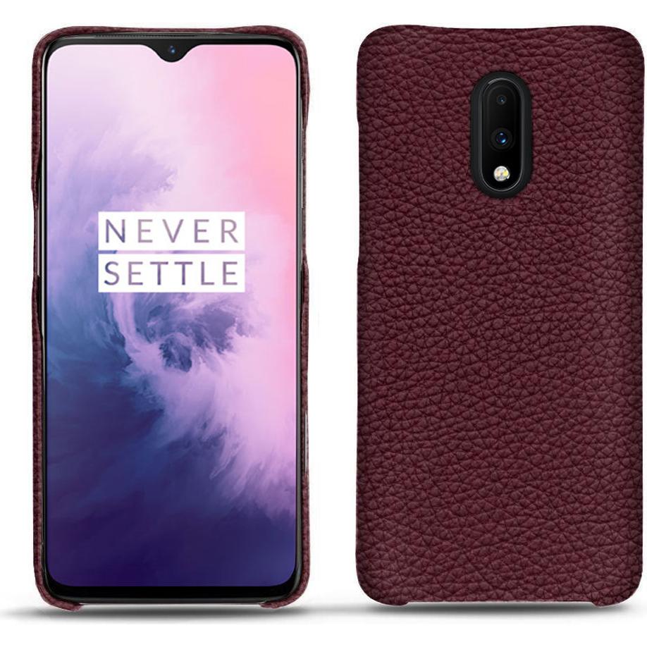 Noreve Lederschutzhülle (OnePlus 7), Smartphone Hülle, Violett