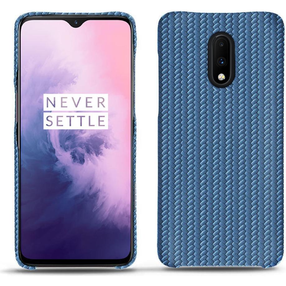 Noreve Lederschutzhülle (OnePlus 7), Smartphone Hülle, Blau