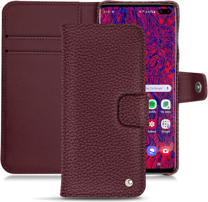 Actual product image Noreve Leather case wallet (Samsung Galaxy S10+)