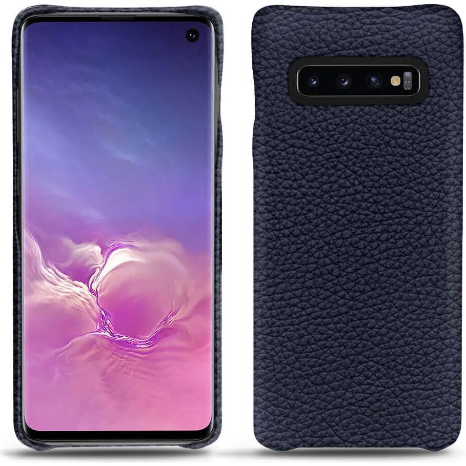 Noreve Lederschutzhülle (Samsung Galaxy S10+), Smartphone Hülle, Violett