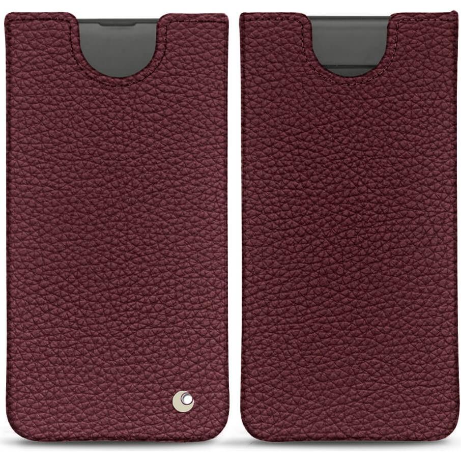 Noreve Lederschutzhülle (Samsung Galaxy S10), Smartphone Hülle, Violett