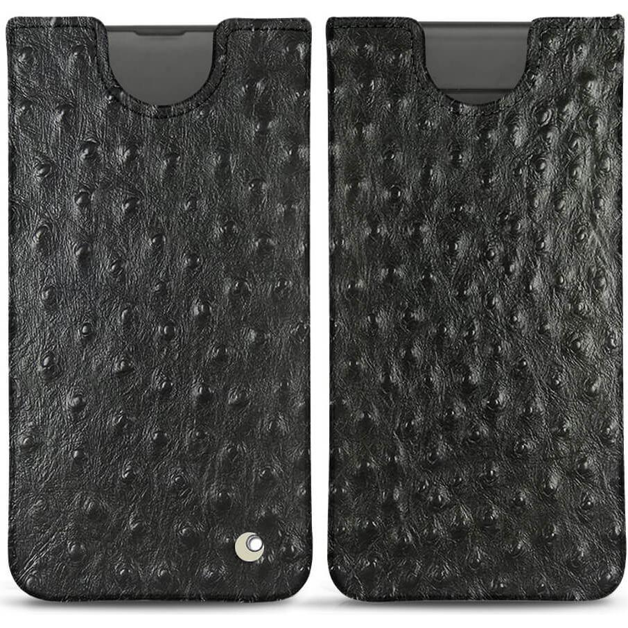 Thumbnail - Noreve Lederschutzhülle (Samsung Galaxy S10), Smartphone Hülle, Schwarz