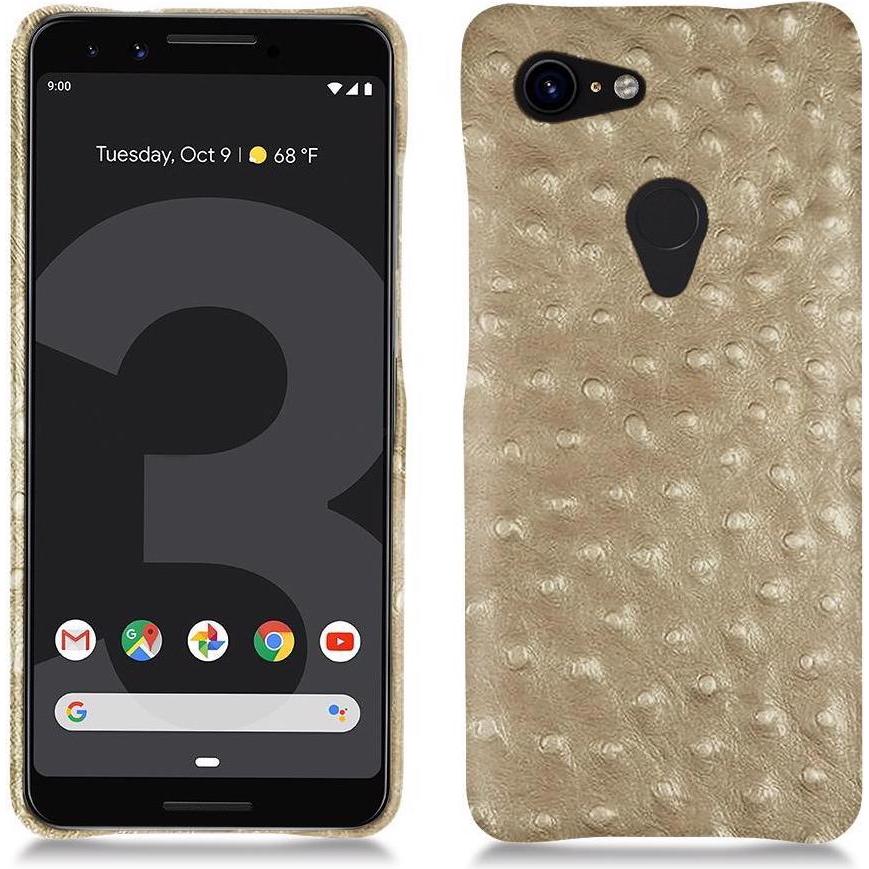 Noreve Lederschutzhülle (Google Pixel 3), Smartphone Hülle, Beige