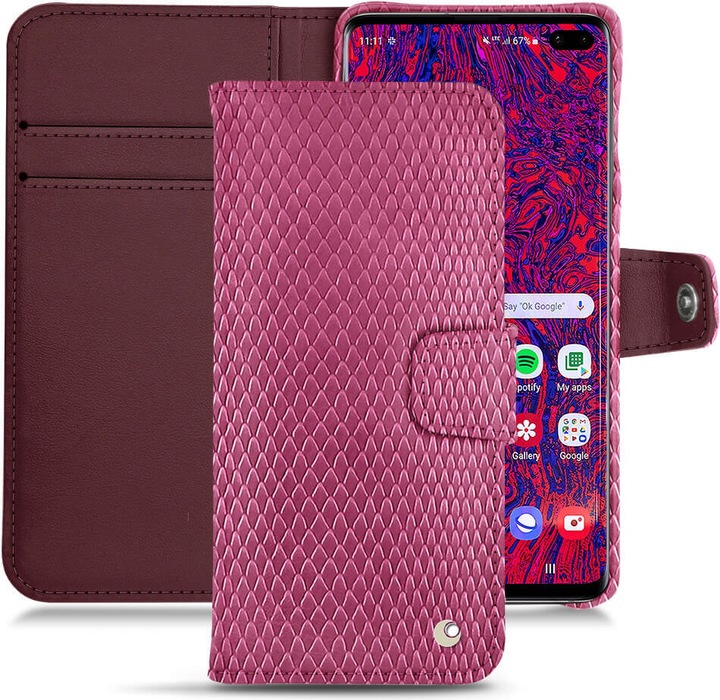 Actual product image Noreve Leather case wallet (Samsung Galaxy S10+)