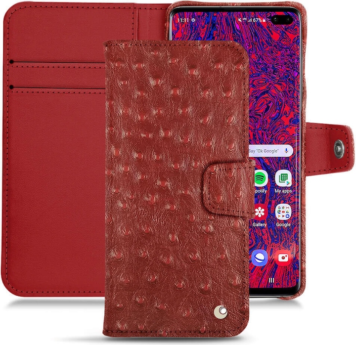 Actual product image Noreve Leather case wallet (Samsung Galaxy S10+)