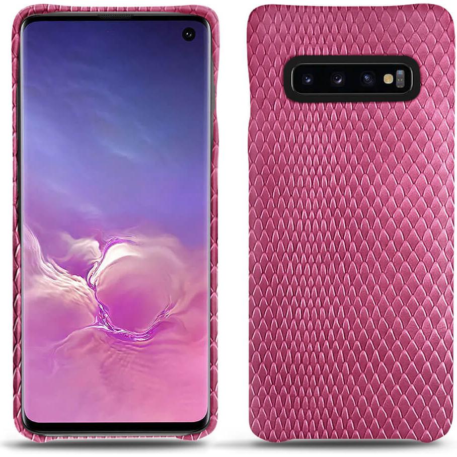 Thumbnail - Noreve Lederschutzhülle (Samsung Galaxy S10), Smartphone Hülle, Rosa