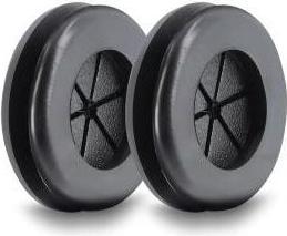 Immagine prodotto Delock Gummi Kabeldurchführung rund Ø 25 mm schwarz 2 Stück (Foro cavo)