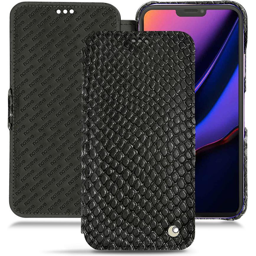 Thumbnail - Noreve Lederschutzhülle horizontal (Apple iPhone 11 Pro), Smartphone Hülle, Schwarz