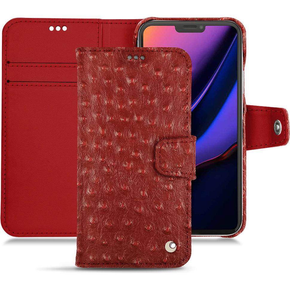 Thumbnail - Noreve Lederschutzhülle Wallet (Apple iPhone 11 Pro), Smartphone Hülle, Rot