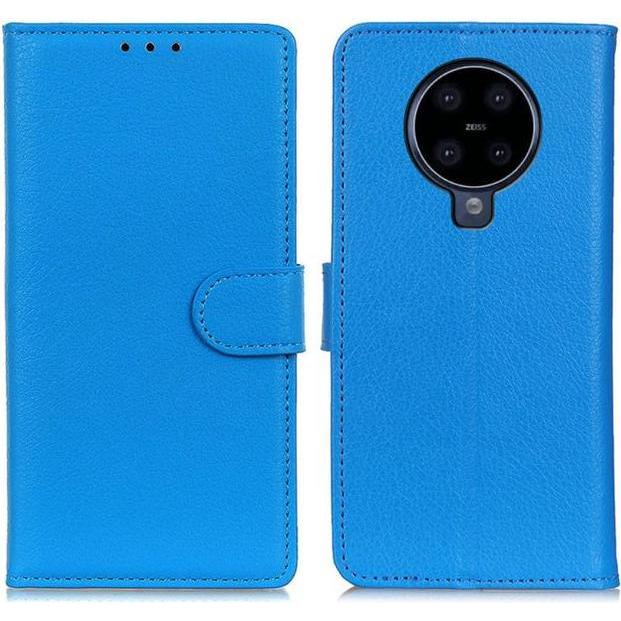 Thumbnail - MU Classic Litchi Leder Bookcover Series (Nokia G20, Nokia G10), Smartphone Hülle, Blau