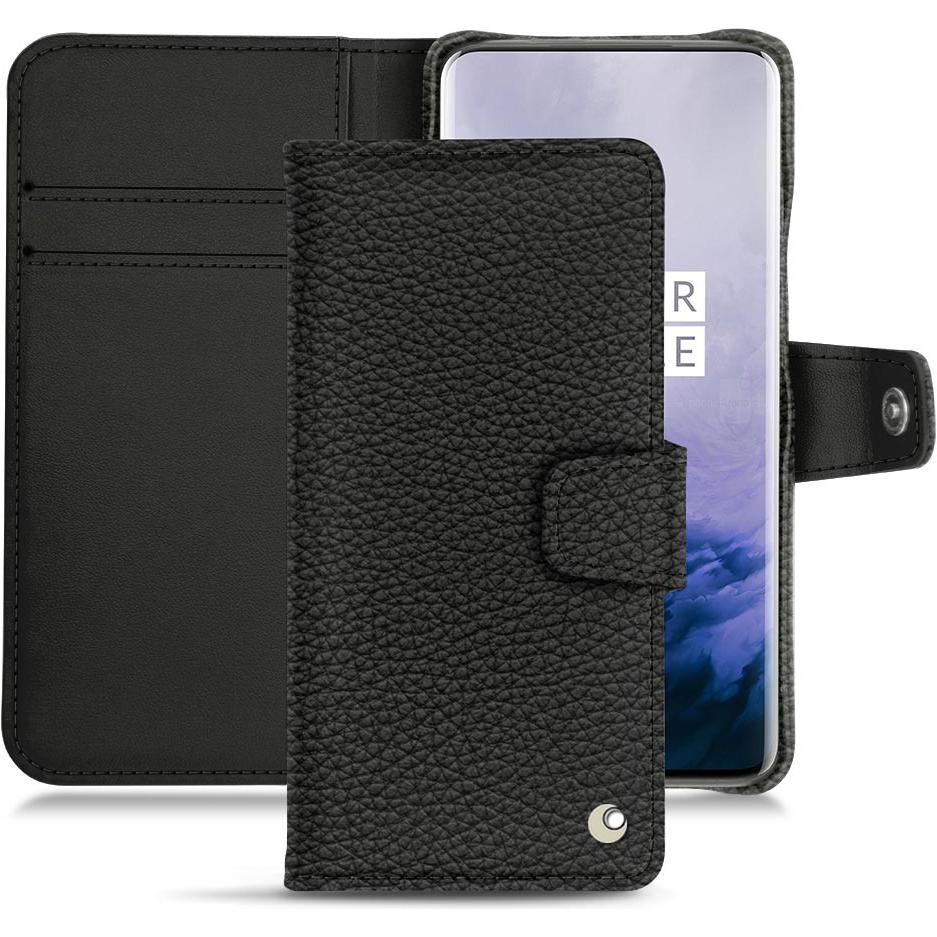 Thumbnail - Noreve Lederschutzhülle Wallet (OnePlus 7 Pro), Smartphone Hülle, Schwarz