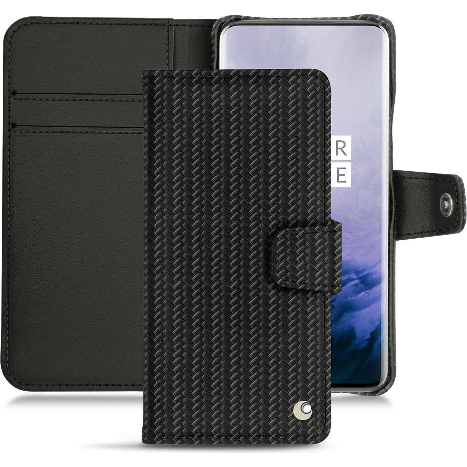 Thumbnail - Noreve Lederschutzhülle Wallet (OnePlus 7 Pro), Smartphone Hülle, Schwarz
