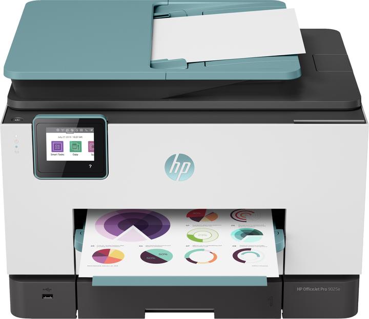 Produktbild HP OfficeJet Pro 9025e (Tintenpatrone, Schwarz-Weiss)