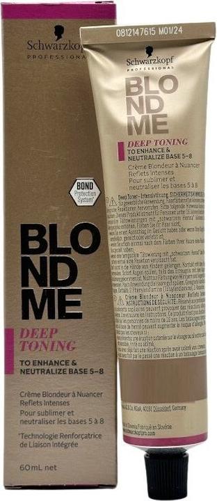 Actual product image Schwarzkopf Professional Schwarzkopf BLONDME Bond Maintaining Hair Colour for Blondes - Toning, Lightening, Highlighting (DT-Peach Sorbet)