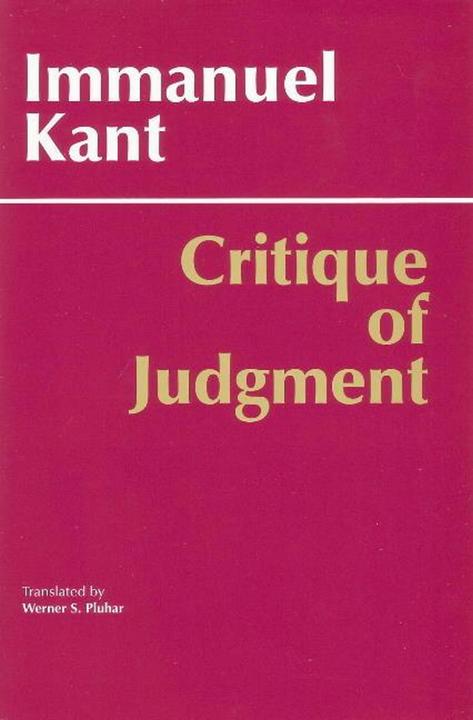 Actual product image Critique of Judgment (Hackett Classics) (English, Werner S. Pluhar, Immanuel Kant, 1987)