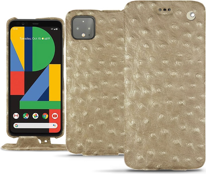 Actual product image Noreve Leather cover vertical (Google Pixel 4 XL)