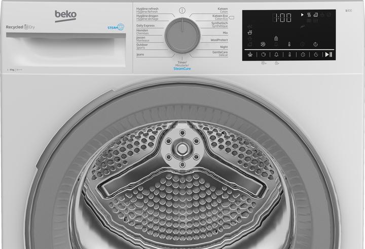 Produktbild Beko B3T6924WS SteamCure (9 kg, Rechts)