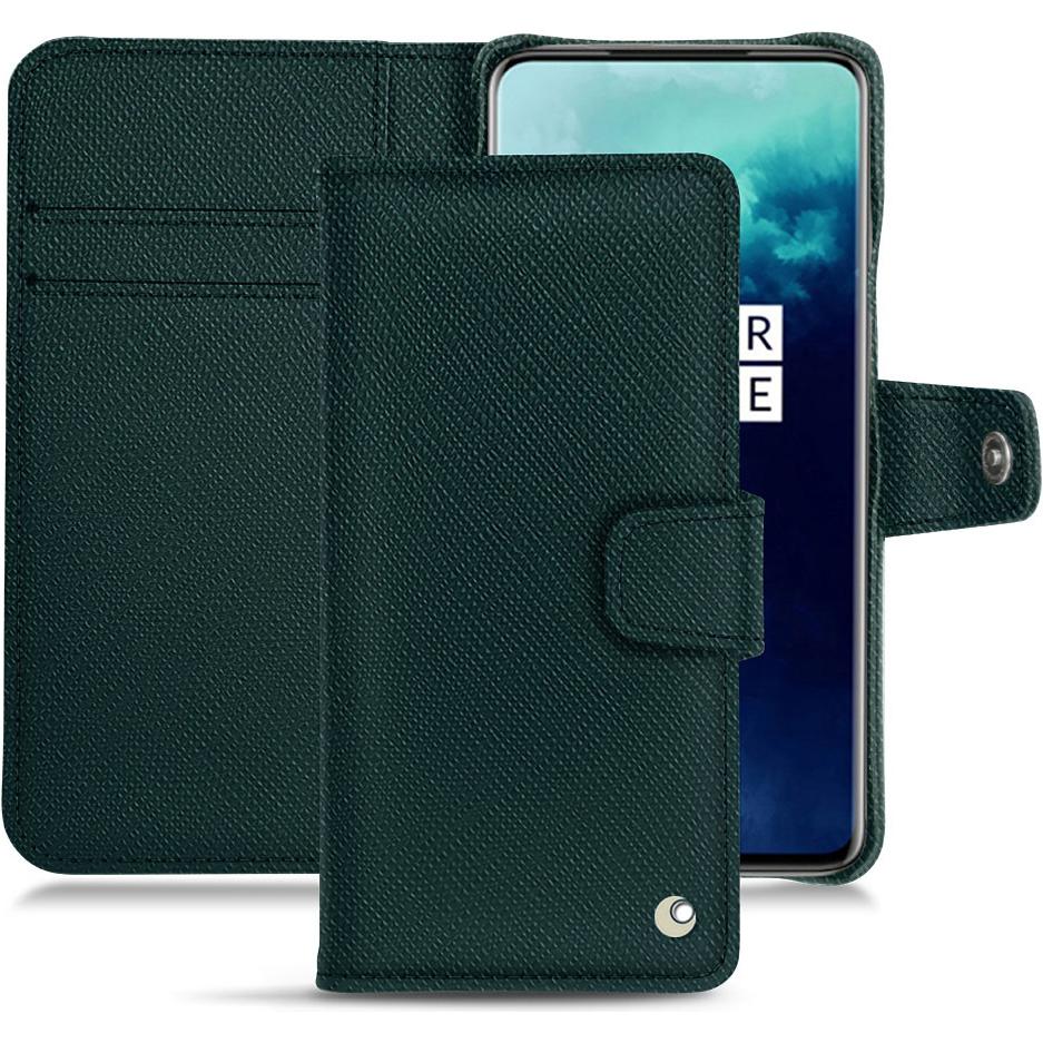 Noreve Lederschutzhülle Wallet (OnePlus 7T Pro), Smartphone Hülle, Grün