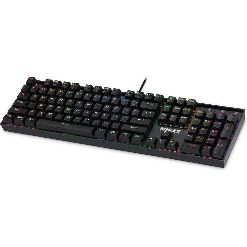Defender Mechanische Tastatur MIRAX GK-352 mit RGB-Hintergrundbeleuchtung (Eng. Int., Kabelgebunden) (45356)