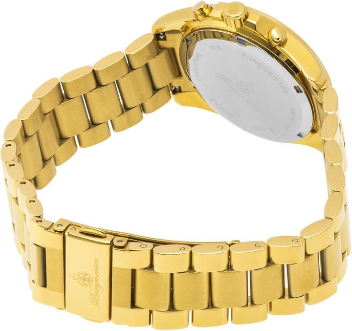 Actual product image Burgmeister ladies chronograph quartz watch with stainless steel bracelet BM337237 (Chronograph)