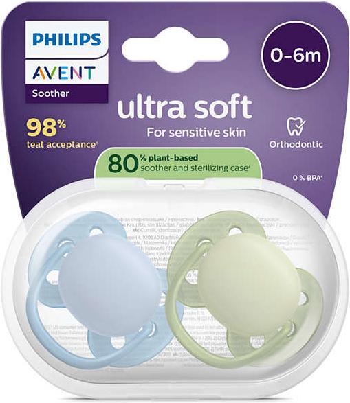 Produktbild Philips Avent Pacifier SCF091/37 ultra soft (2 x, bis 6 Monate)