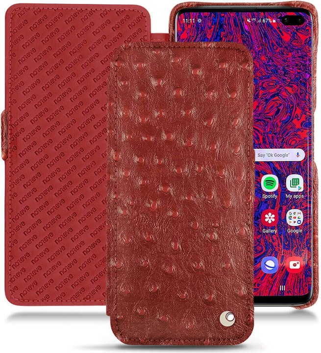 Produktbild Noreve Lederschutzhülle horizontal (Samsung Galaxy S10 5G)