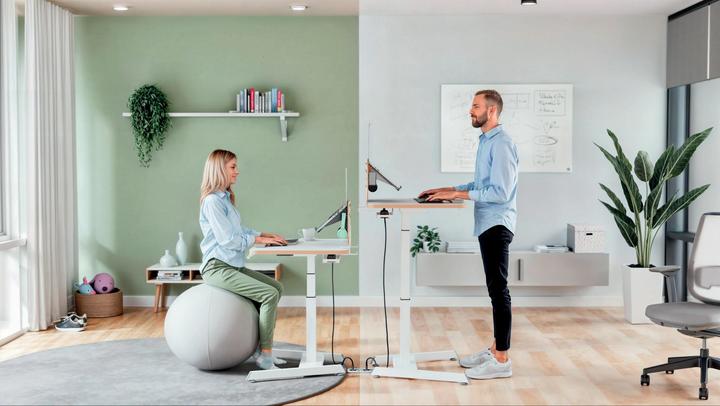 Produktbild Leitz Ergo Compact Workstation Elektrischer höhenverstellbarer Schreibtisch (80 x 60 x 130 cm)