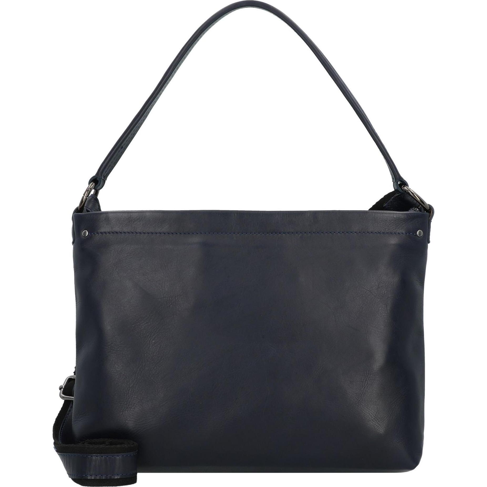 Harolds, Handtasche, Caugio Schultertasche Leder 32 cm, Blau