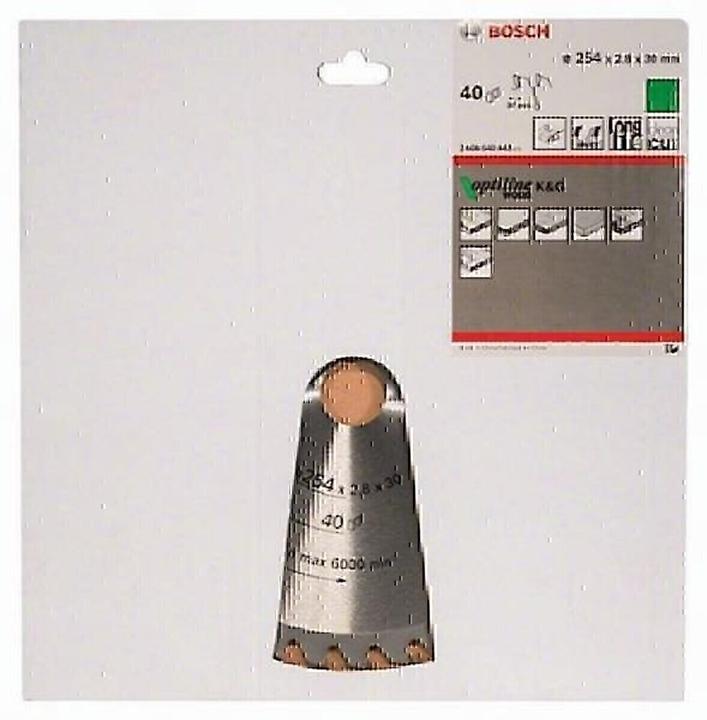 Actual product image Bosch Professional Zubehör PRO Wood circular saw blade, 254 x 2.8 x 30 mm