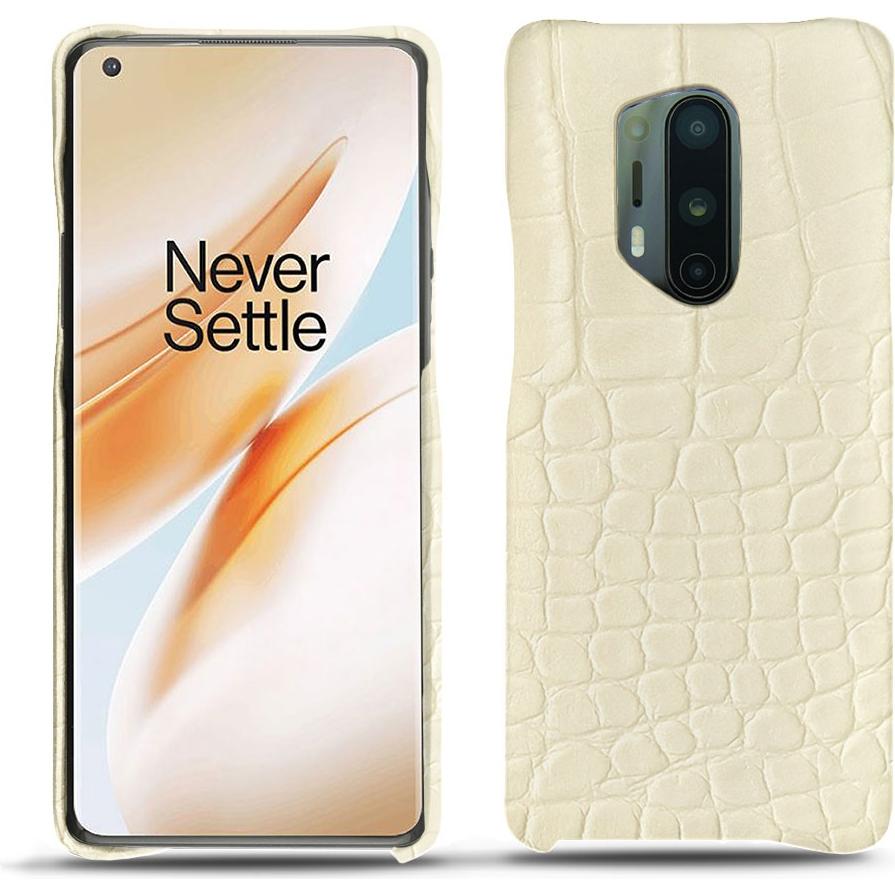 Noreve Lederschutzhülle (OnePlus 8 Pro), Smartphone Hülle, Weiss