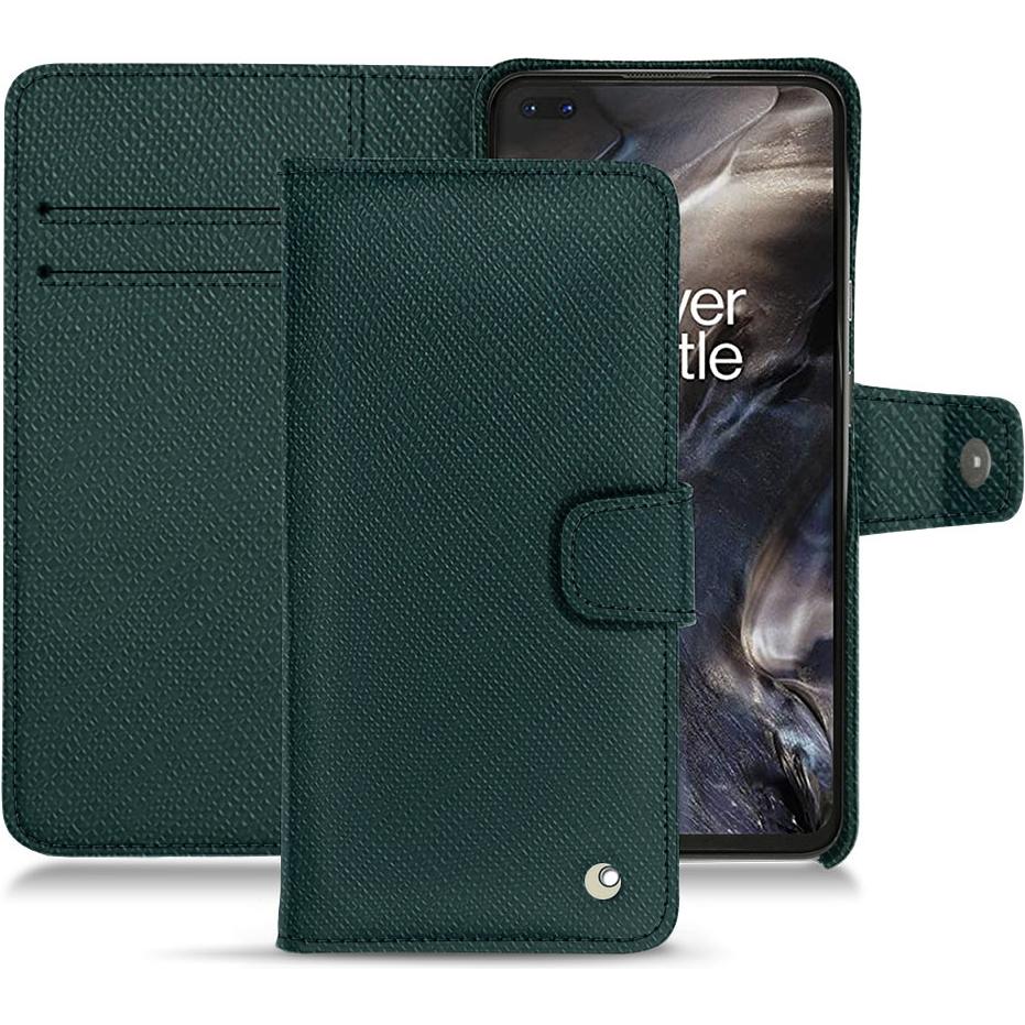 Thumbnail - Noreve Lederschutzhülle Wallet (OnePlus Nord), Smartphone Hülle, Grün
