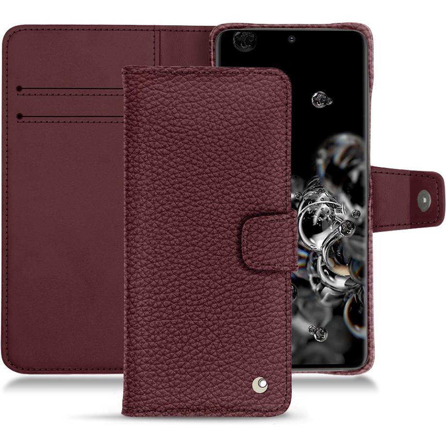 Thumbnail - Noreve Lederschutzhülle Wallet (Samsung Galaxy S20 Ultra 5G), Smartphone Hülle, Violett