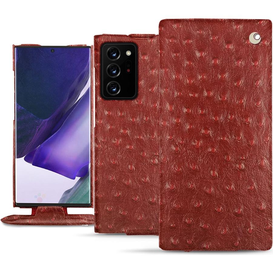 Thumbnail - Noreve Lederschutzhülle vertikal (Samsung Galaxy Note 20 Ultra), Smartphone Hülle, Rot
