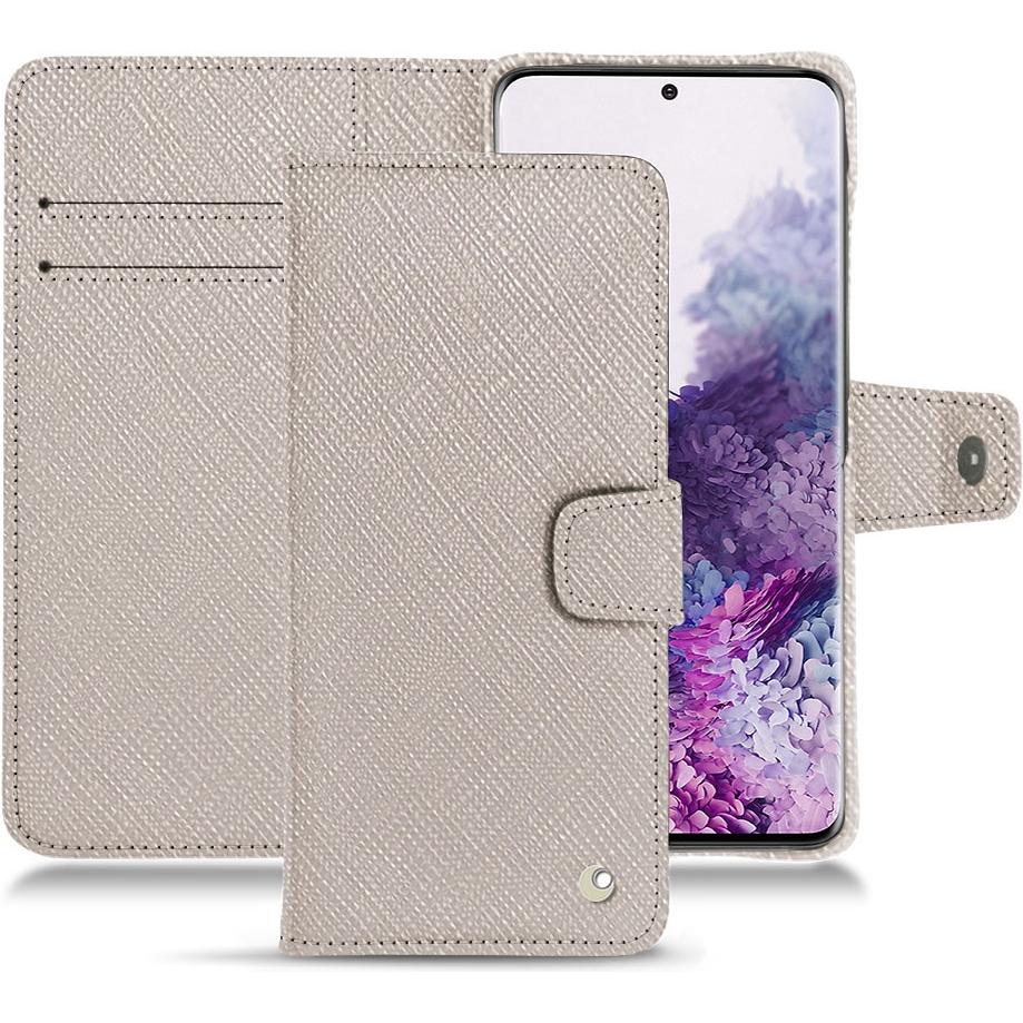Thumbnail - Noreve Lederschutzhülle Wallet (Samsung Galaxy S20+), Smartphone Hülle, Beige