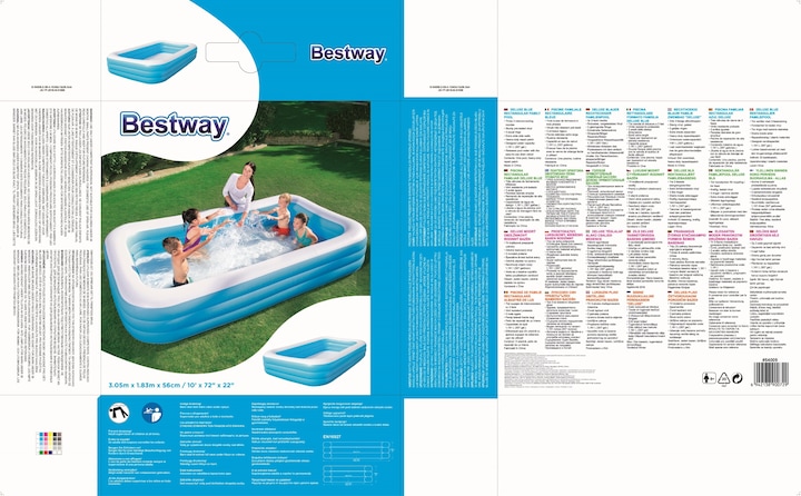 Actual product image Bestway Deluxe Family Pool