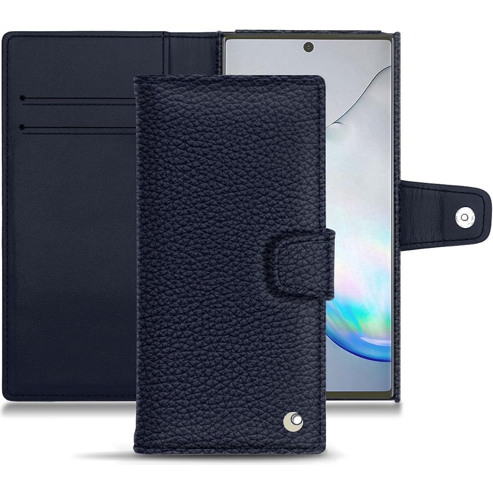 Noreve Lederschutzhülle Wallet (Samsung Galaxy Note 10), Smartphone Hülle, Violett